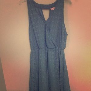 Blue dress
